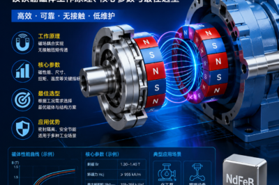 磁传动应用指南：钕铁硼磁体工作原理、核心参数与最佳选型