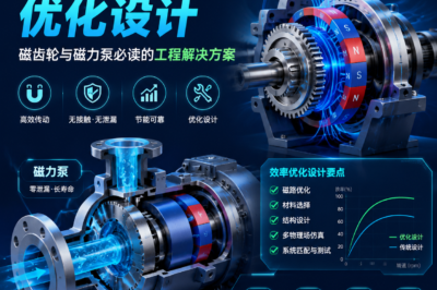 磁传动效率优化设计：磁齿轮与磁力泵必读的工程解决方案