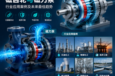 磁传动方案：磁齿轮与磁力泵行业应用案例及未来最佳趋势