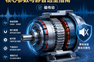 磁传动磁齿轮噪音控制：核心参数与静音选型指南