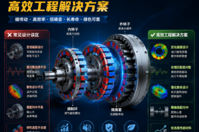 磁传动磁齿轮常见设计误区及高效工程解决方案