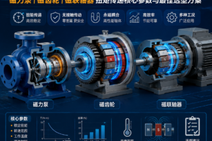 磁传动设计指南：磁力泵磁齿轮磁联轴器扭矩传递核心参数与最佳选型方案