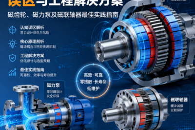 磁传动设计误区与工程解决方案：磁齿轮、磁力泵及磁联轴器最佳实践指南