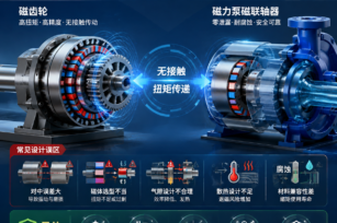 磁传动设计误区规避：磁齿轮与磁力泵磁联轴器扭矩传递的最佳工程方案