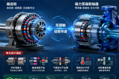 磁传动设计误区规避：磁齿轮与磁力泵磁联轴器扭矩传递的最佳工程方案