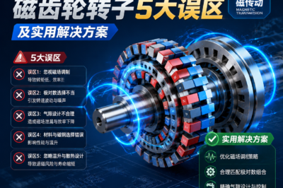 磁传动高效设计：磁齿轮转子5大误区及实用解决方案