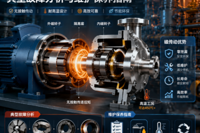 磁传动高温方案解析：典型故障分析与维护保养指南