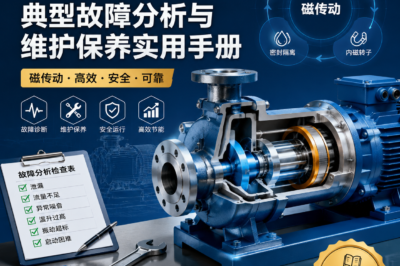 磁力泵典型故障分析与维护保养实用手册
