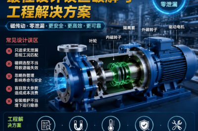 磁力泵无泄漏输送系统：最佳设计误区破解与工程解决方案