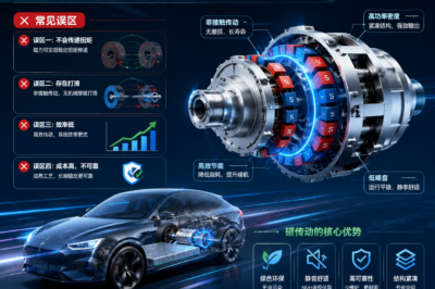磁齿轮应用误区解析：新能源汽车磁传动的工程解决方案
