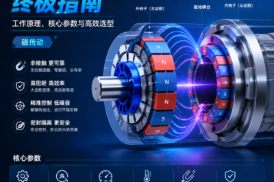 磁齿轮非接触传动终极指南：工作原理、核心参数与高效选型